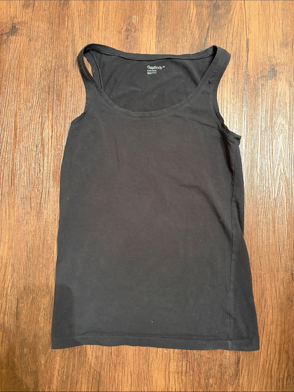 Gap pure body black tank sleeveless women’s M cotton blend
